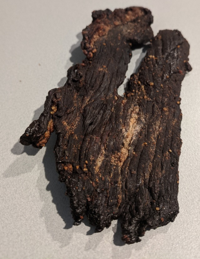 A piece of jerky