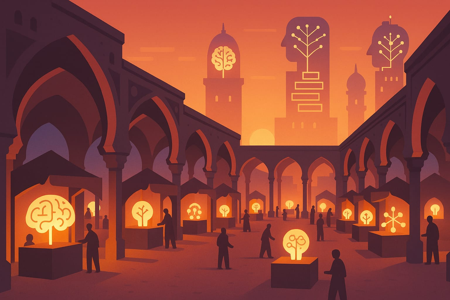 A bazaar of AI ideas, some growing successfully, some fledgling.