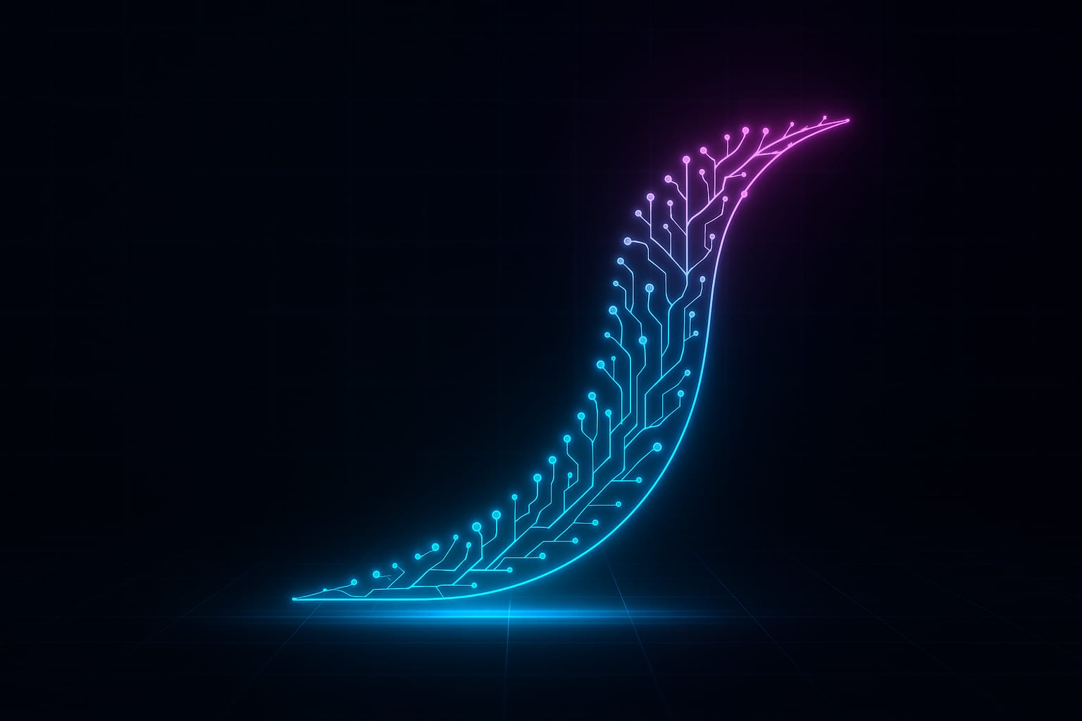 A futuristic-looking technological S-curve.